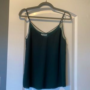 Aritzia Babaton Galen camisole in emerald green